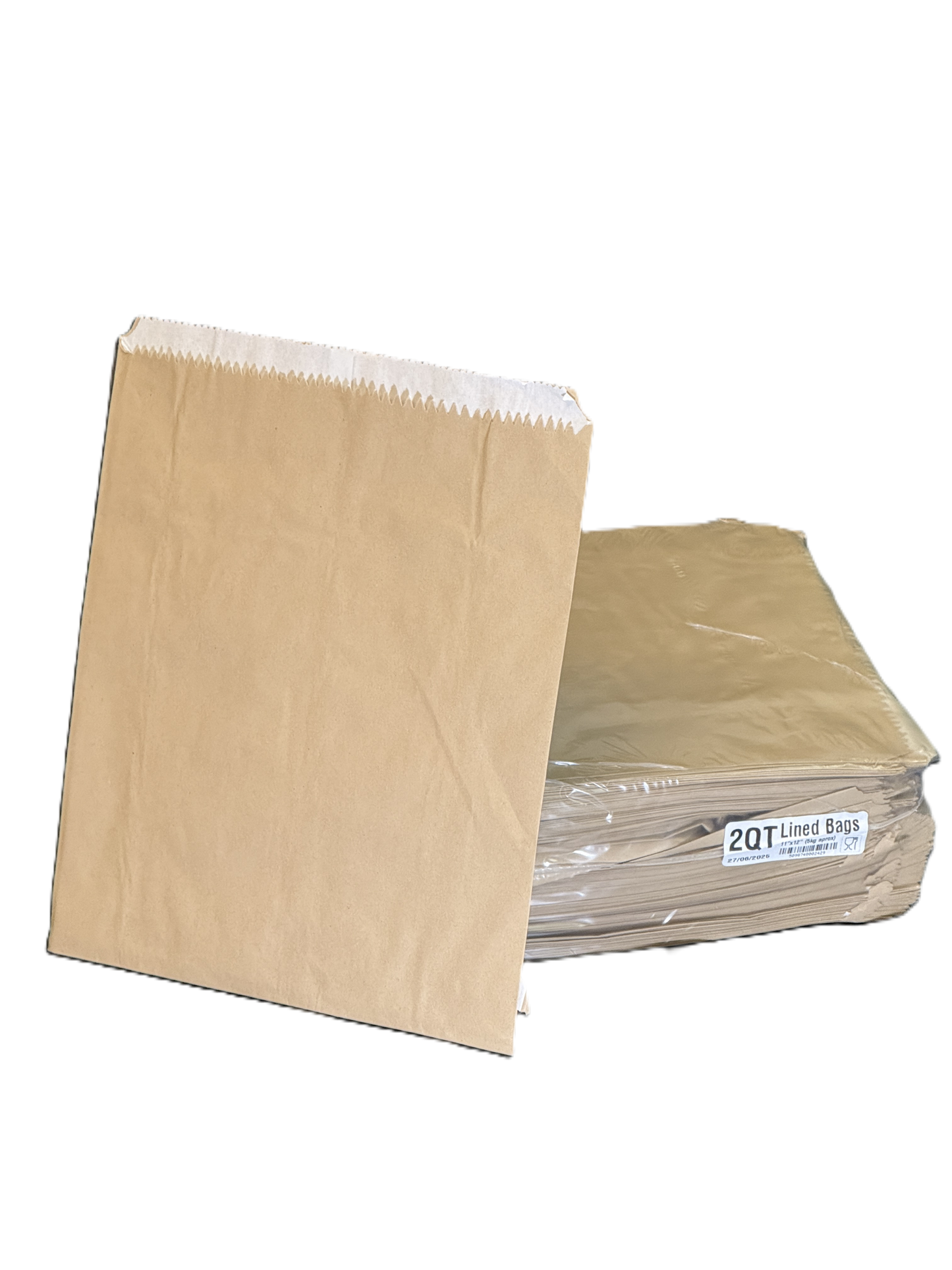LINED BROWN GREASE PROOF BAGS