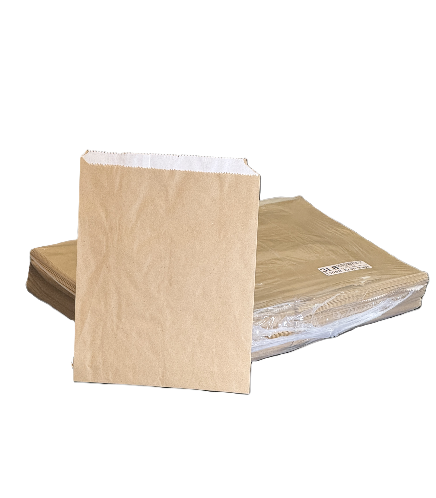 LINED BROWN GREASE PROOF BAGS